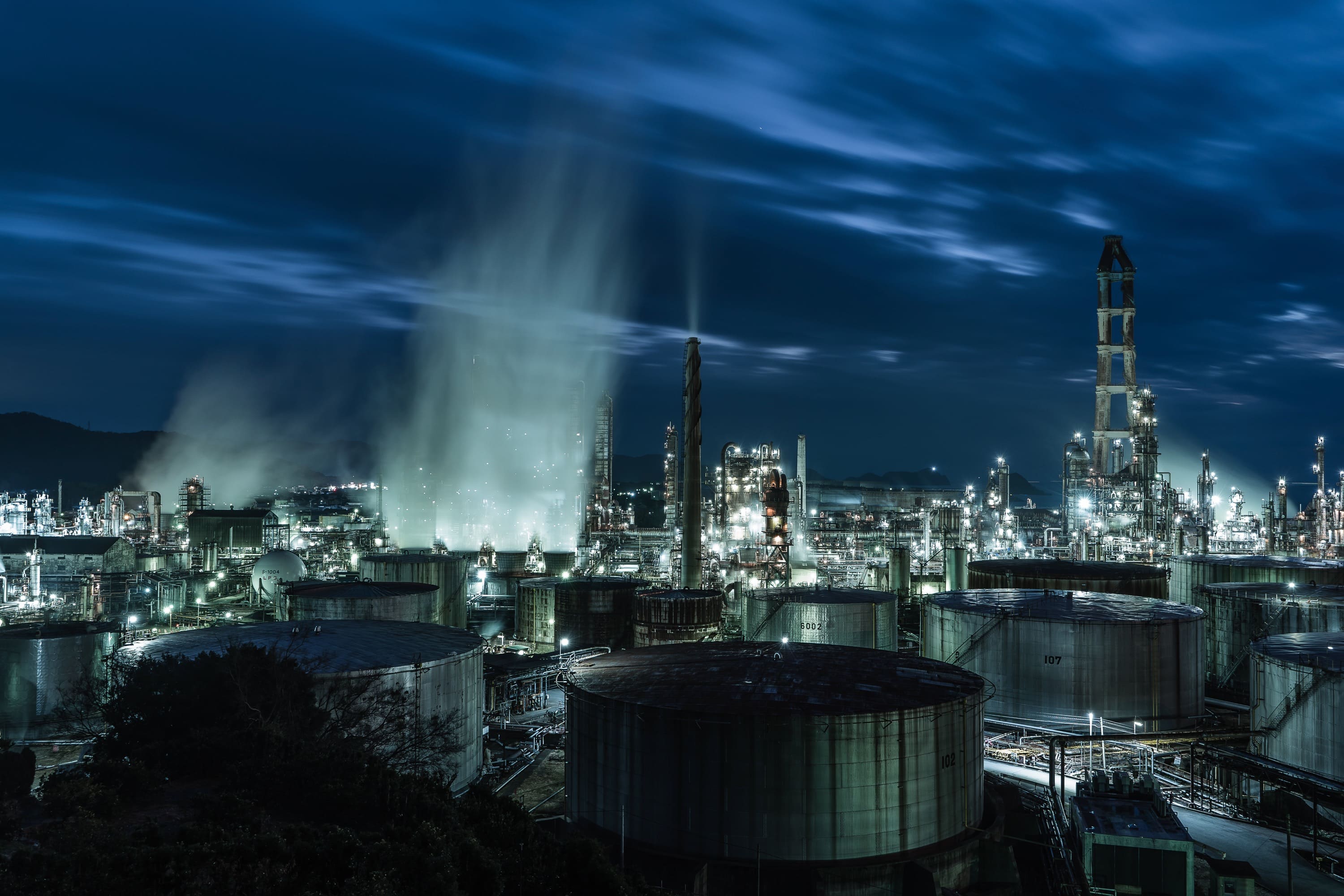 工場夜景紹介　JXTGエネルギー和歌山製油所